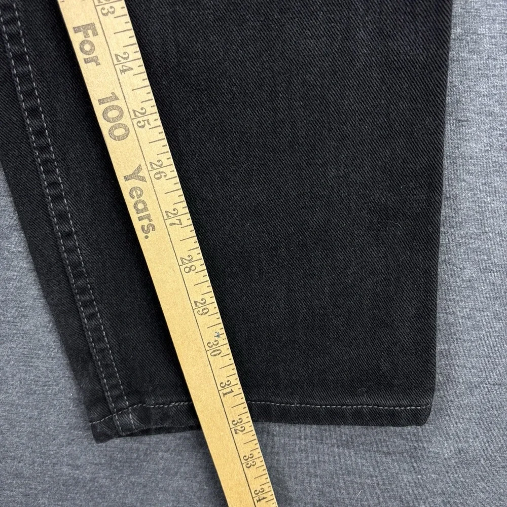 VTG Levi's 550 Jeans Mens 32x32 TAG 34x32 Relaxed Fit Black Made In The USA Y2K